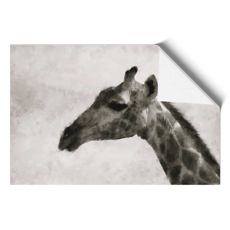 Giraffe Painting - Frameless Print, 30cm H x 42cm W x 0.1cm D