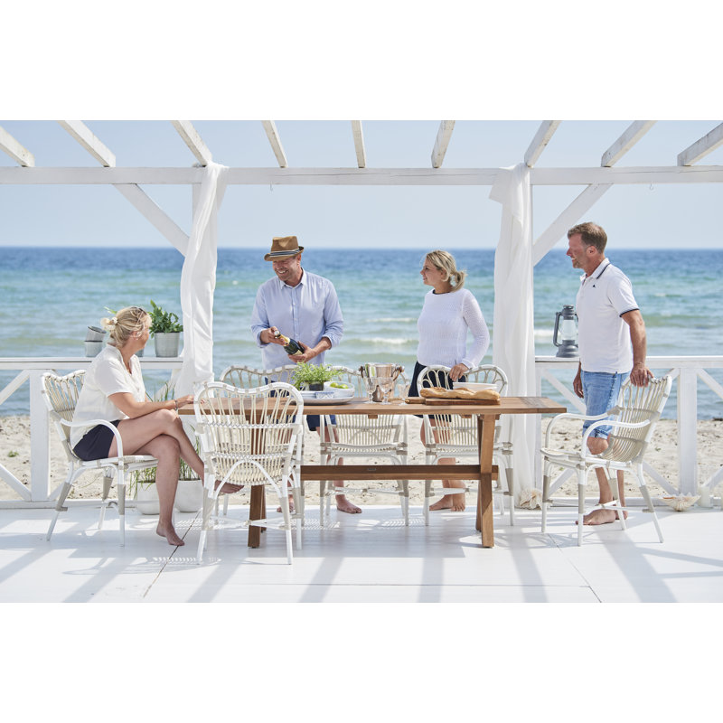 Margret Outdoor Dining Armchair, Moccachino