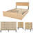 Boho Natural Rattan 4-piece Bedroom Set-664330603