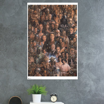 Characters Paper Print