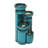 19.29"H Modern Faux Ceramic Desgin Floor Fountain with Lights