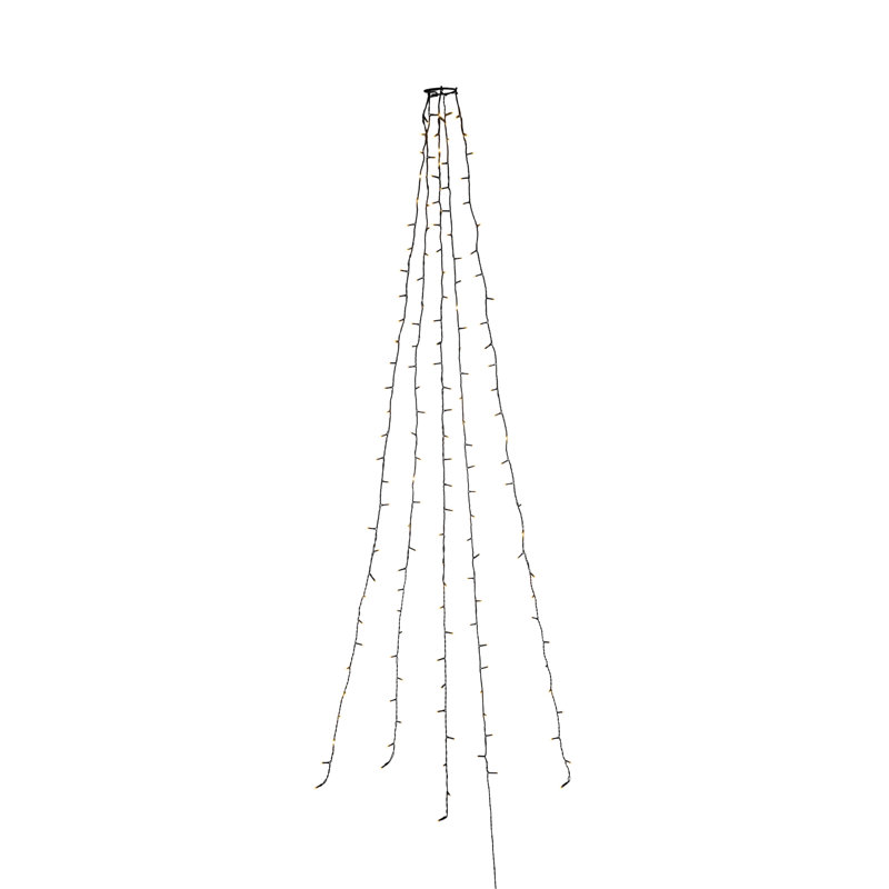 Christmas Tree Halo String Lights, 180cm H x 680cm W x 1cm D
