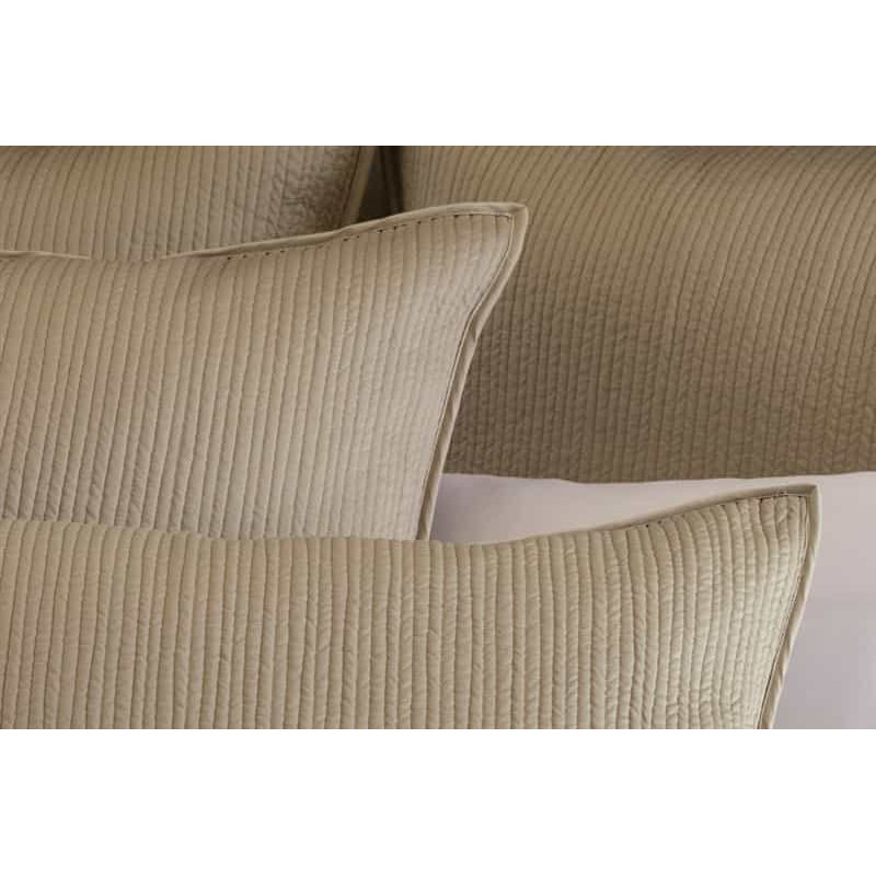 Retro Sham Set, Taupe