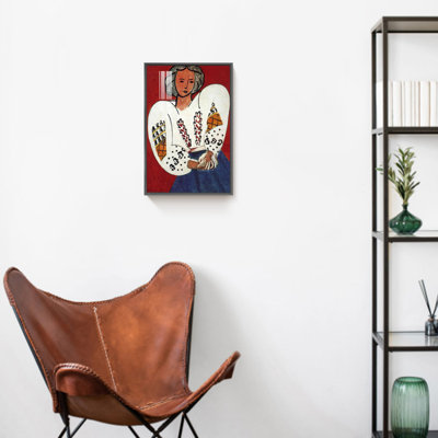 «Henri Matisse», reproduction d'art sur toile encadrée