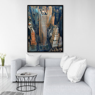 General Motors Building Print On Canvas