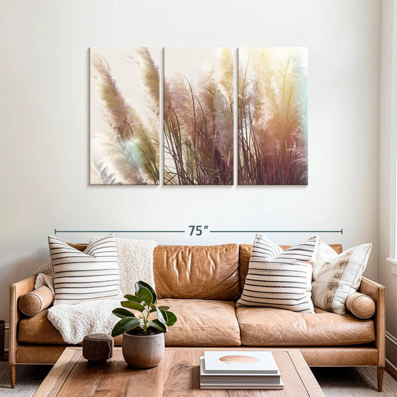 Harnek Reeds On A Sunny Day, 36" H x 57" W