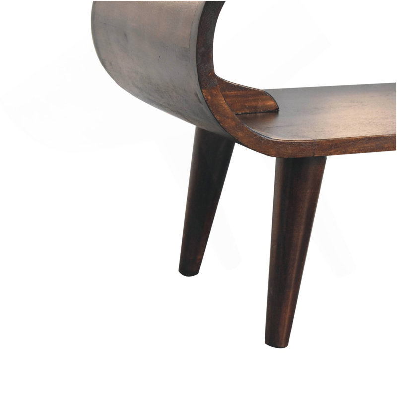 Table basse Soild, H 15,75 po x l 13,78 po x P 35,43 po, Noyer