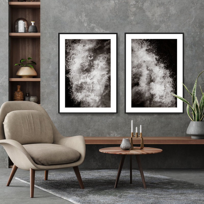 Sea Spray, Portside - Picture Frame Photograph on Paper , 47" H x 33" W, Black Framed