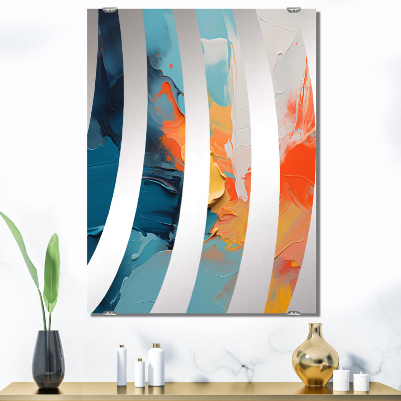 Miroir mural décoratif Sidiki MIR134519, 40 po x 30 po