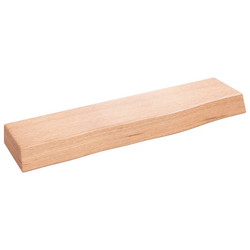 Clintonpark Oak Solid Wood Floating Shelf, 4 cm H x 40 cm W x 10 cm D