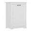 Armoire à poubelle multifonctionnelle avec grande capacité et angles inclinés réglables, idéale pour la cuisine et le salon
