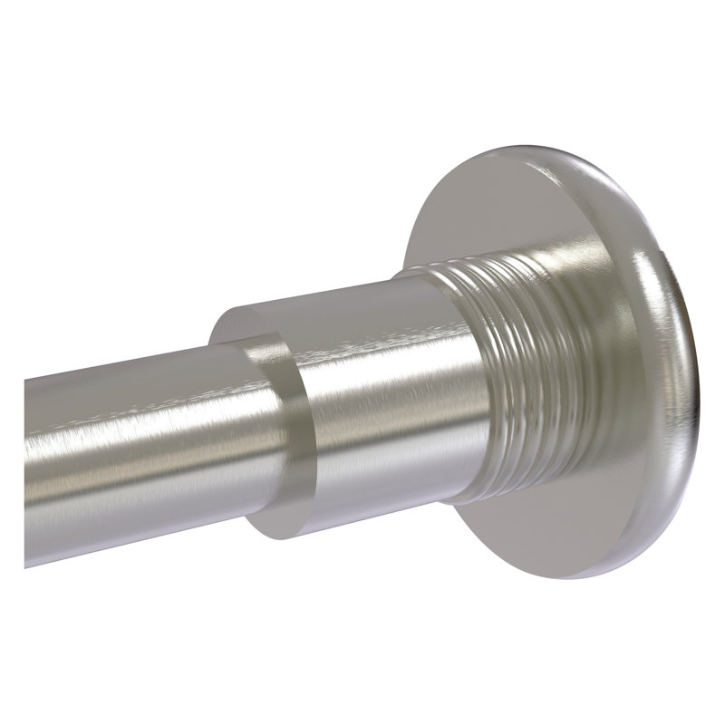 Supports de rideau de douche Goble, Nickel satiné