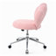 Chaise de bureau pivotante en tissu l 24,6 po x P 25,2 po x H 31,3 po Haven-129455959