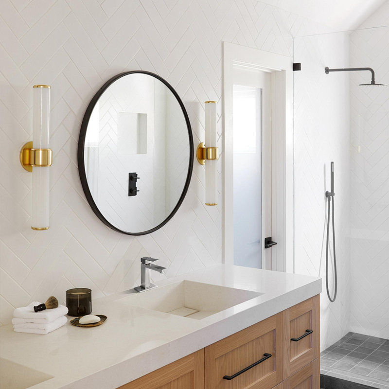 Bathroom Single Handle Stainless Steel Faucet, Brushed Nickel