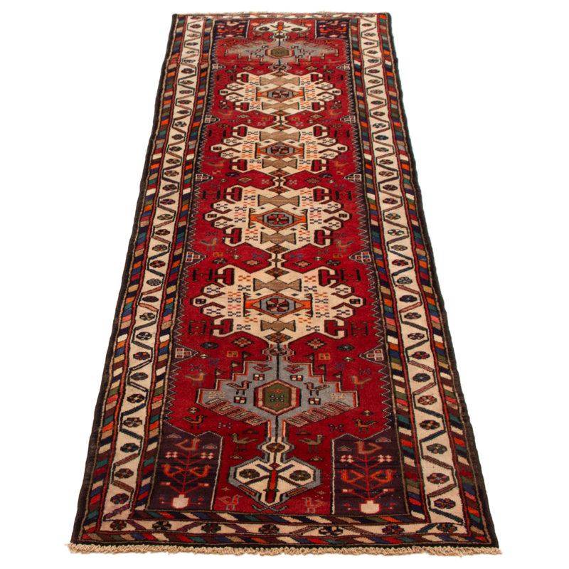 Tapis rouge Anadol unique en son genre 3 pi 0 po x 9 pi 10 po