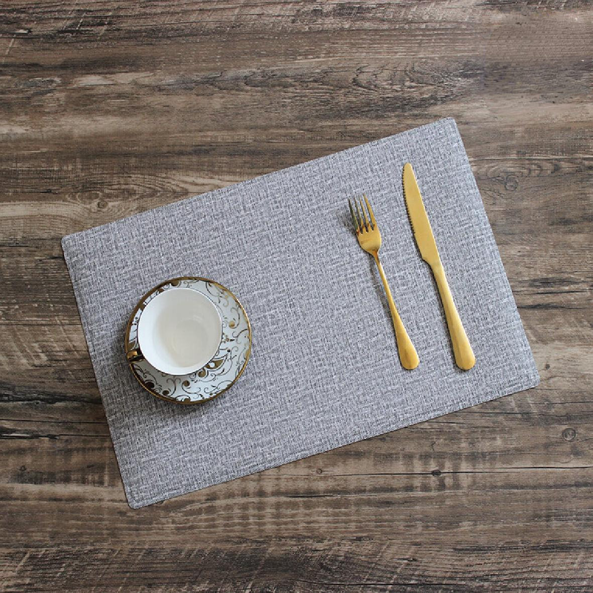 Captive Gala Leather Rectangle Placemat | Wayfair