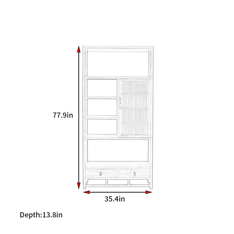 Nouvelle bibliothèque de style minimaliste chinois