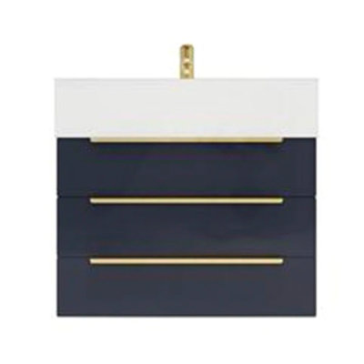 Meuble-lavabo mural simple l 23 po x P 20 po x H 22 po Ivanees Blossom