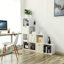 10 Cube Bookcase Open Compartments Bookshelf for Living Room Bedroom Home Office-50170263-94664554