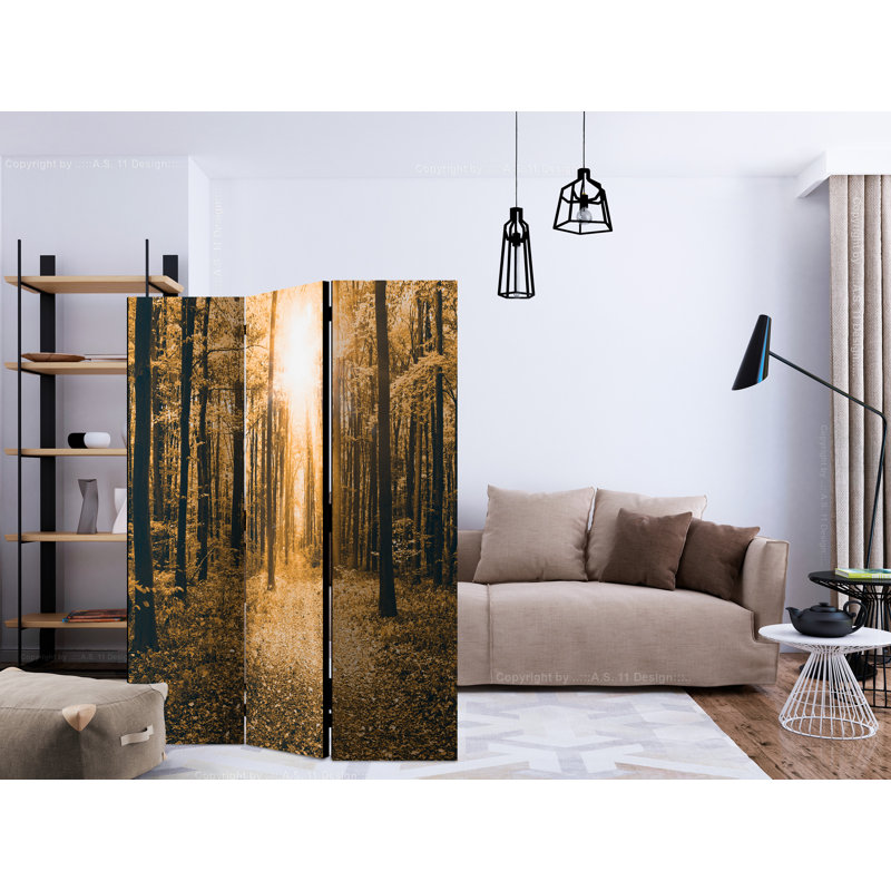 Cain 172cm H Folding Room Divider, 3