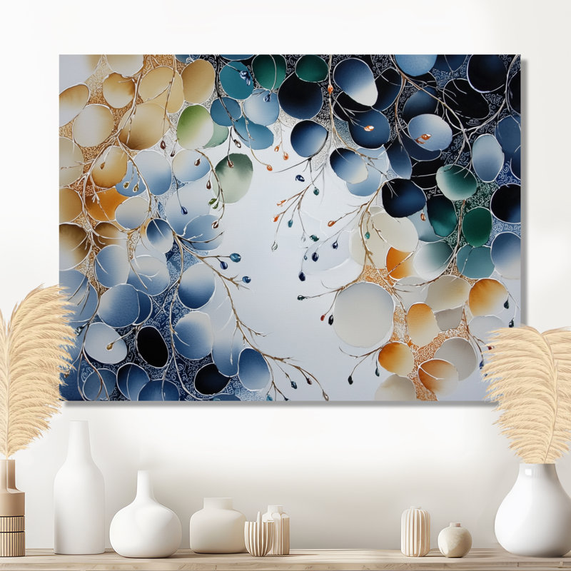 Winter Balance Of Wildflowers II - Floral Metal Wall Art, Wildflowers Metal Print, 12" H x 20" W x 0.84" D