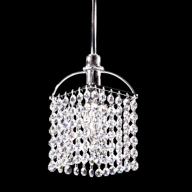 Luminaire suspendu contemporain 1 lumière, Strass Swarovski