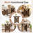 Wood Round End Table