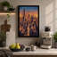City at Dawn Modern - Wrapped Canvas-1837542875-1837542876