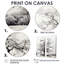 Éléments contrastants monochromes gris II - art mural monochrome à arbre floral-597468473-597468475-597468479