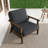 Keegan Solid Teak Wood Outdoor Lounge Chairs With Cushions-995016651-995016244