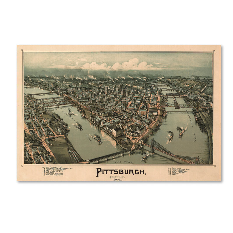 «Travel Poster 20» par Kadey, impression sur toile, H 12 po x l 19 po x P 2 po