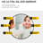 Metal Flat Wall Mirror