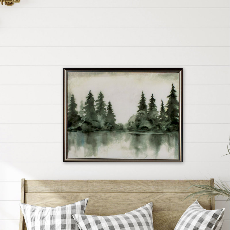 Forêt enchantée - Reproduction de photo encadrée sur papier