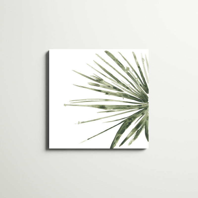 «Verdant Impressions IV», peinture sur toile tendue, H 30 po x l 30 po