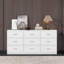 Commode moderne à 9 tiroirs pour la chambre à coucher - Vaste commode avec rangement, robuste et sécuritaire