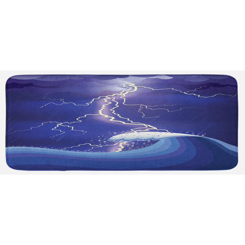 Coastal Synthetic Kitchen Mat