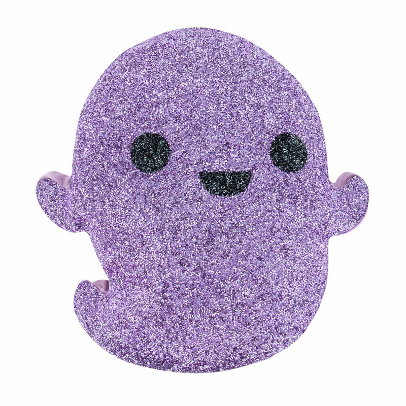 Coussin convivial en forme de fantôme, Mauve