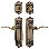 Nostalgic Warehouse Egg & Dart Entry Set with Swan Lever
