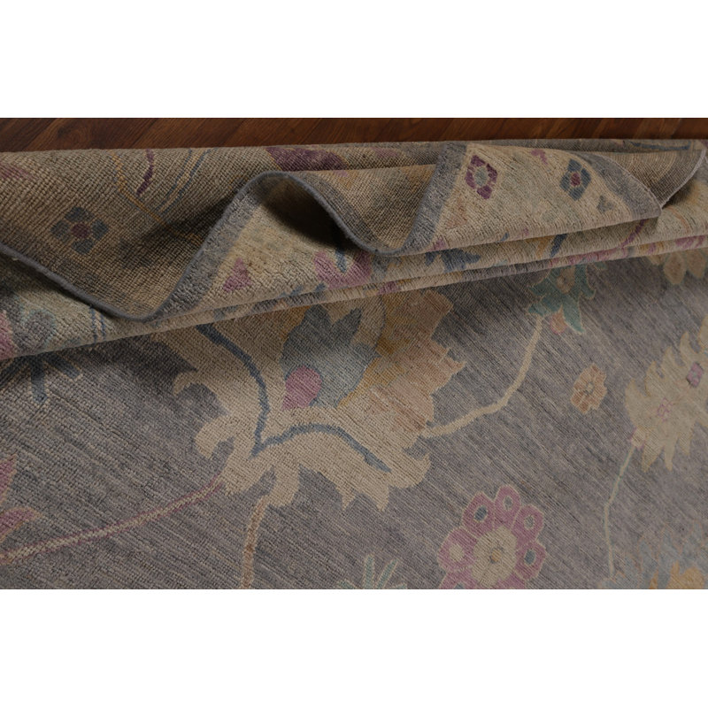 Vegetable Dye Oushak Turkish Large Rug 10