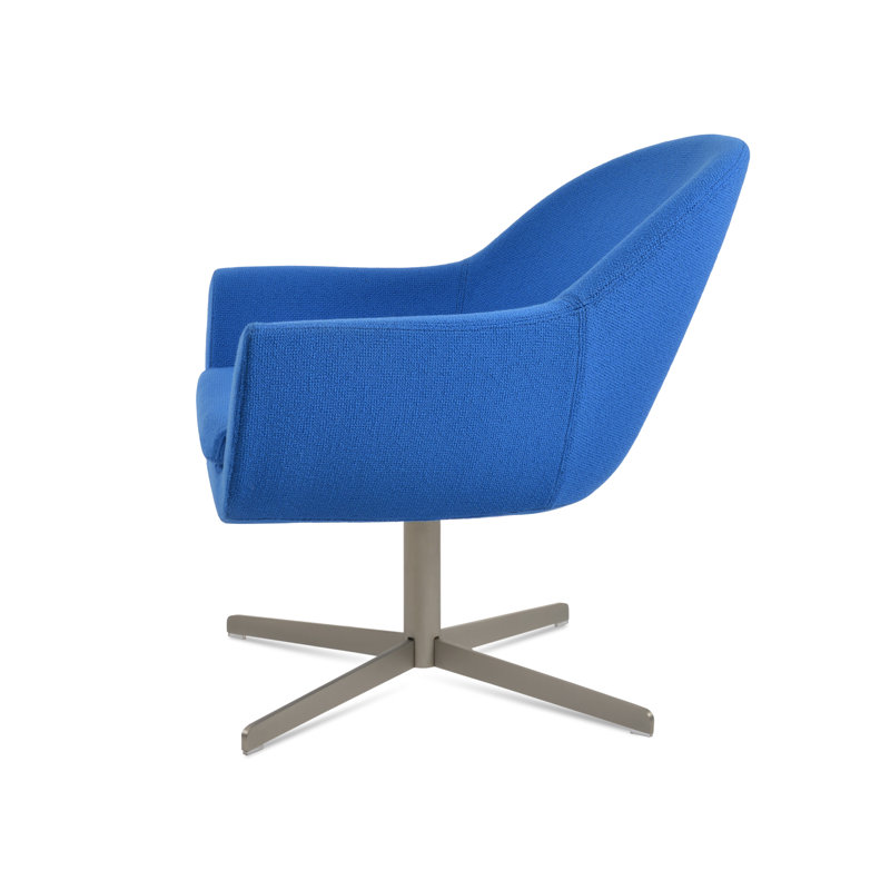 Fauteuil pivotant 4 étoiles Madison, Bleu, Boucle