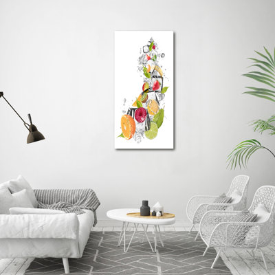 Fruit And Ice - Wrapped Canvas Print