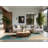 Soft Plush Beecher Tahiti Overwater Bungalows Posh & Luxe Arc Area Rug in Beige – Beige Binding-1419732092