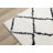Simple Shag White Black Trellis Indoor Area Rug-41557121