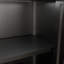 Armoire noire pour le salon et la salle de bain, solide, idéale pour ranger des décorations quotidiennes