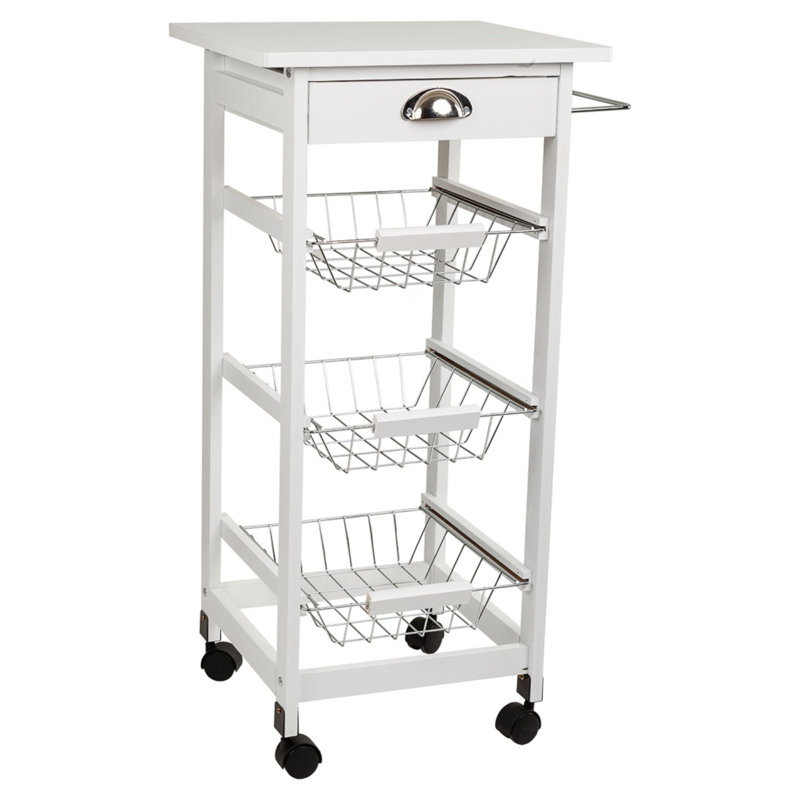 Launce Wood Kitchen Cart