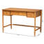 Bureau d'écriture à 3 tiroirs Baxton Studio-1895326942