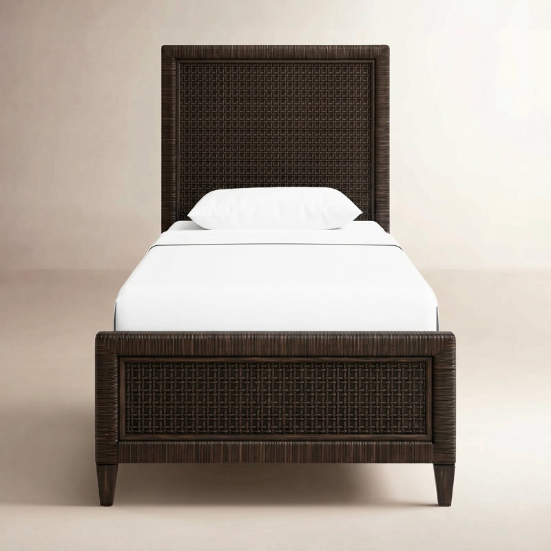 Naples Low Profile Standard Bed, Twin, Java