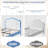 LED Upholstered Twin Bed Frame with Storage Drawer, Velvet Headboard, Wood Slat Support, No Box Spring Needed-33545298-33545325