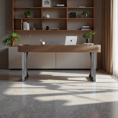 Stylish High-End Solid Wood Office Desk