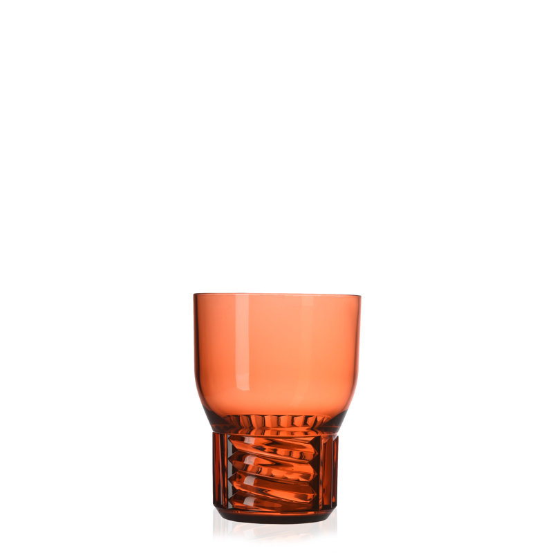 Trama Stemless Wine Glass, Pink, 27 Oz